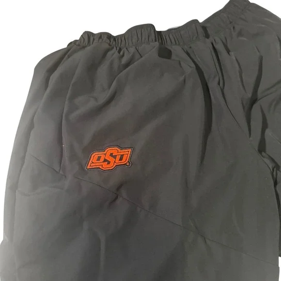 Nike OSU Oklahoma State Football Team Issued Joggers 3XL Black Dri Fit - Picture 3 of 8